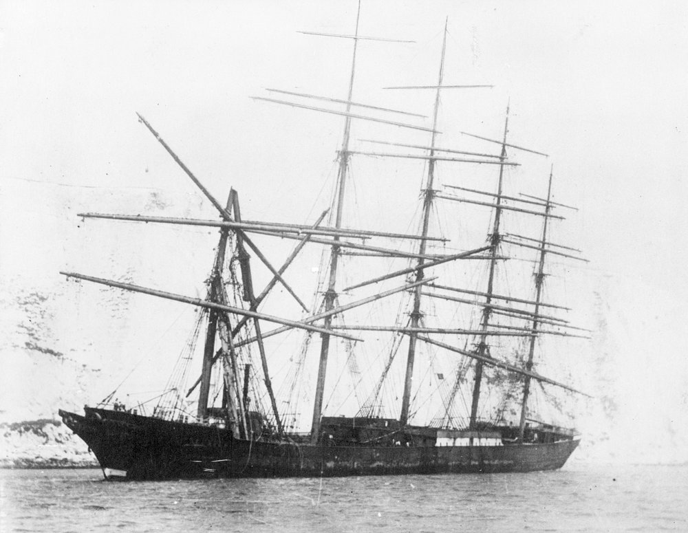 The first five-masted tall ship