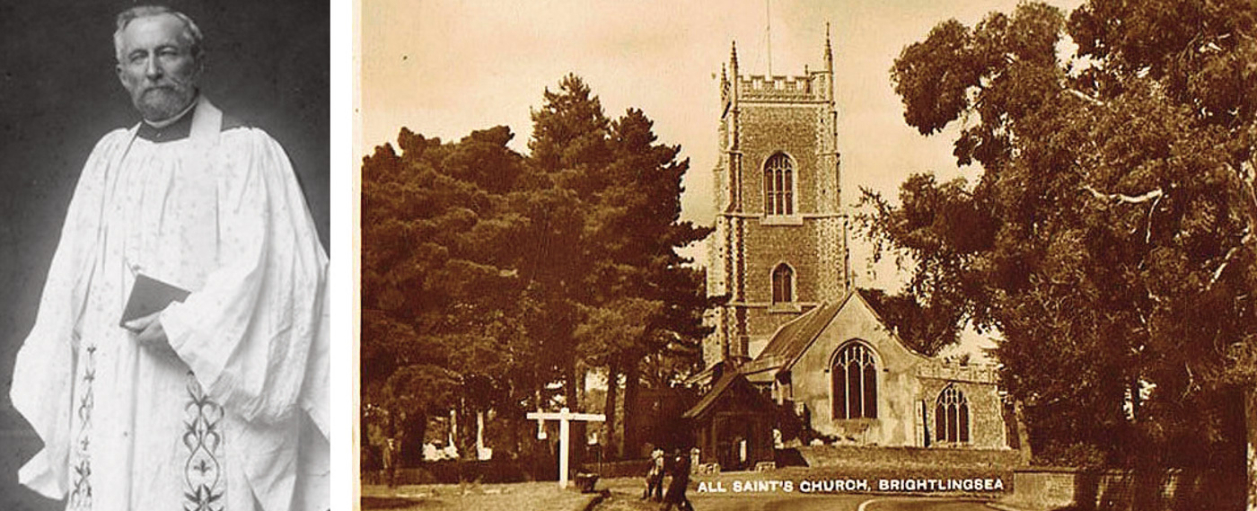 Reverend Pertwee and Brightlingsea church