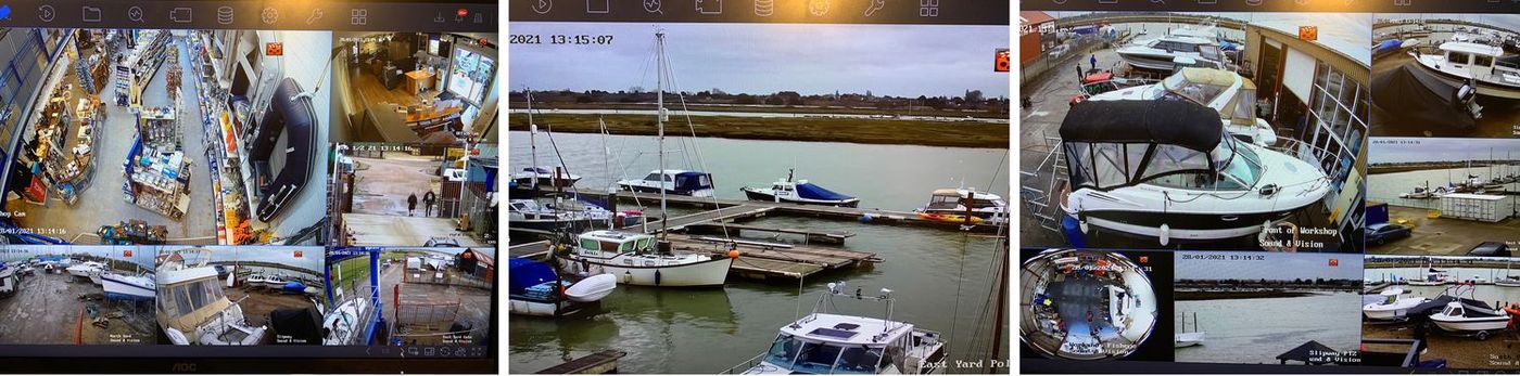 CCTV at Morgan Marine - improving our boatyard security