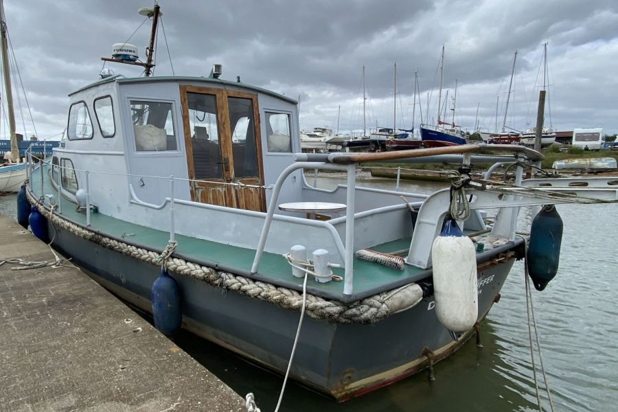 Dutch Steel Boat - aft