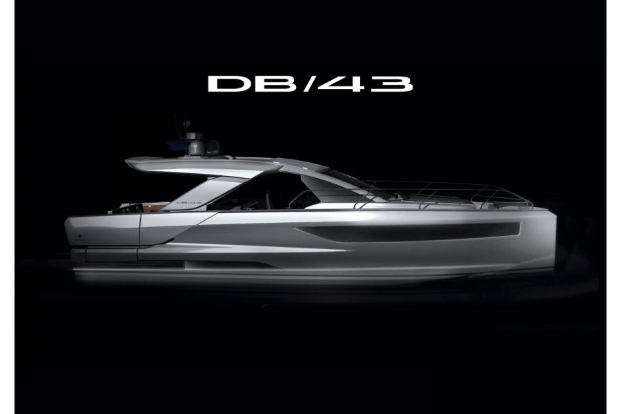 Jeanneau DB 43 day boat - diagram of side view