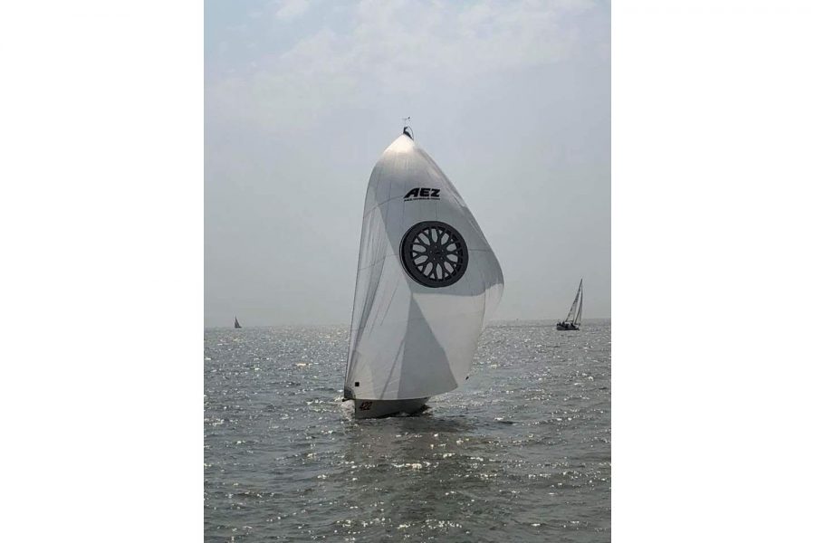 Melges 24 racing yacht - on the water