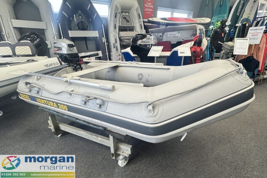 Excel Ventura SL 260 with Mariner F3.5 4-stroke outboard package