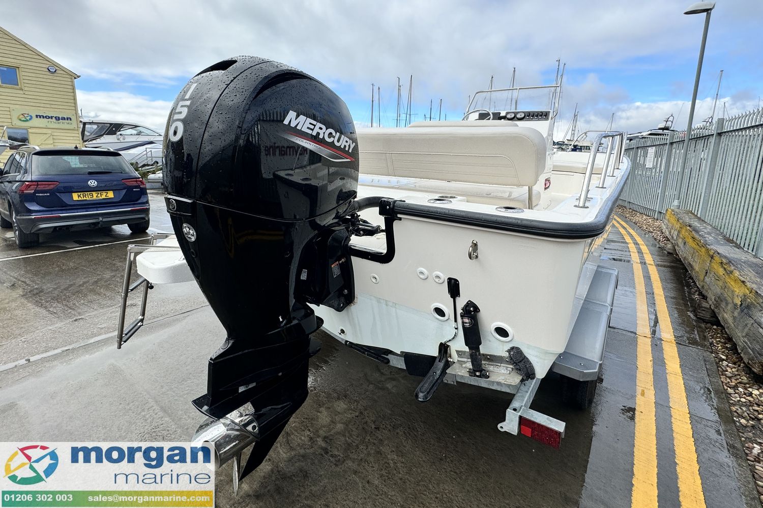 Boston Whaler 190 Montauk with Mercury F150