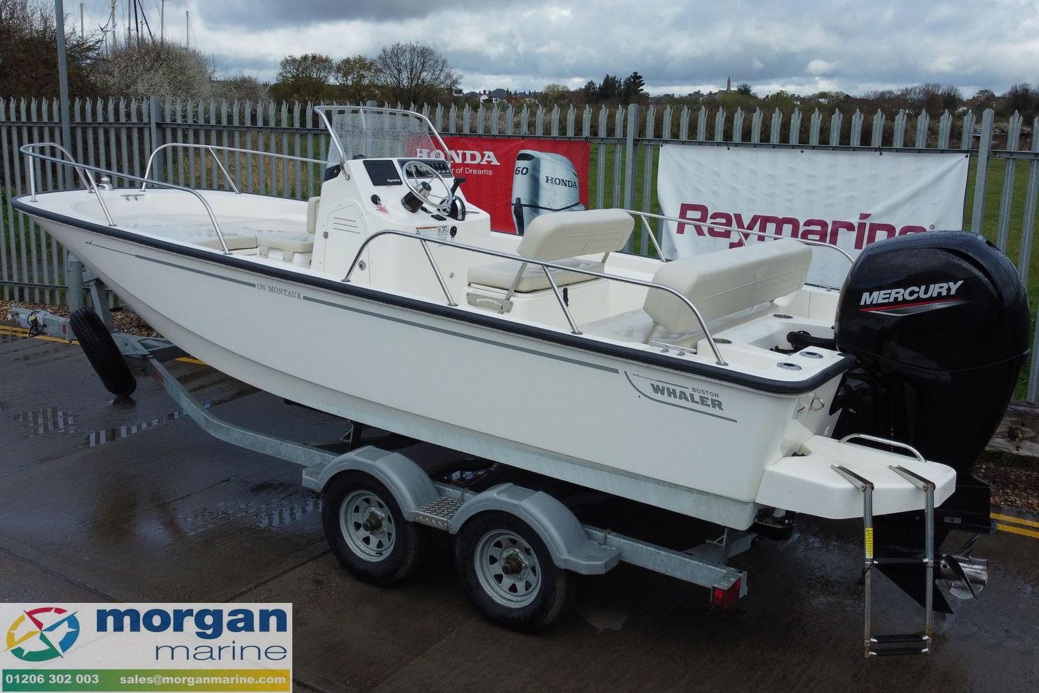 Boston Whaler 190 Montauk with Mercury F150