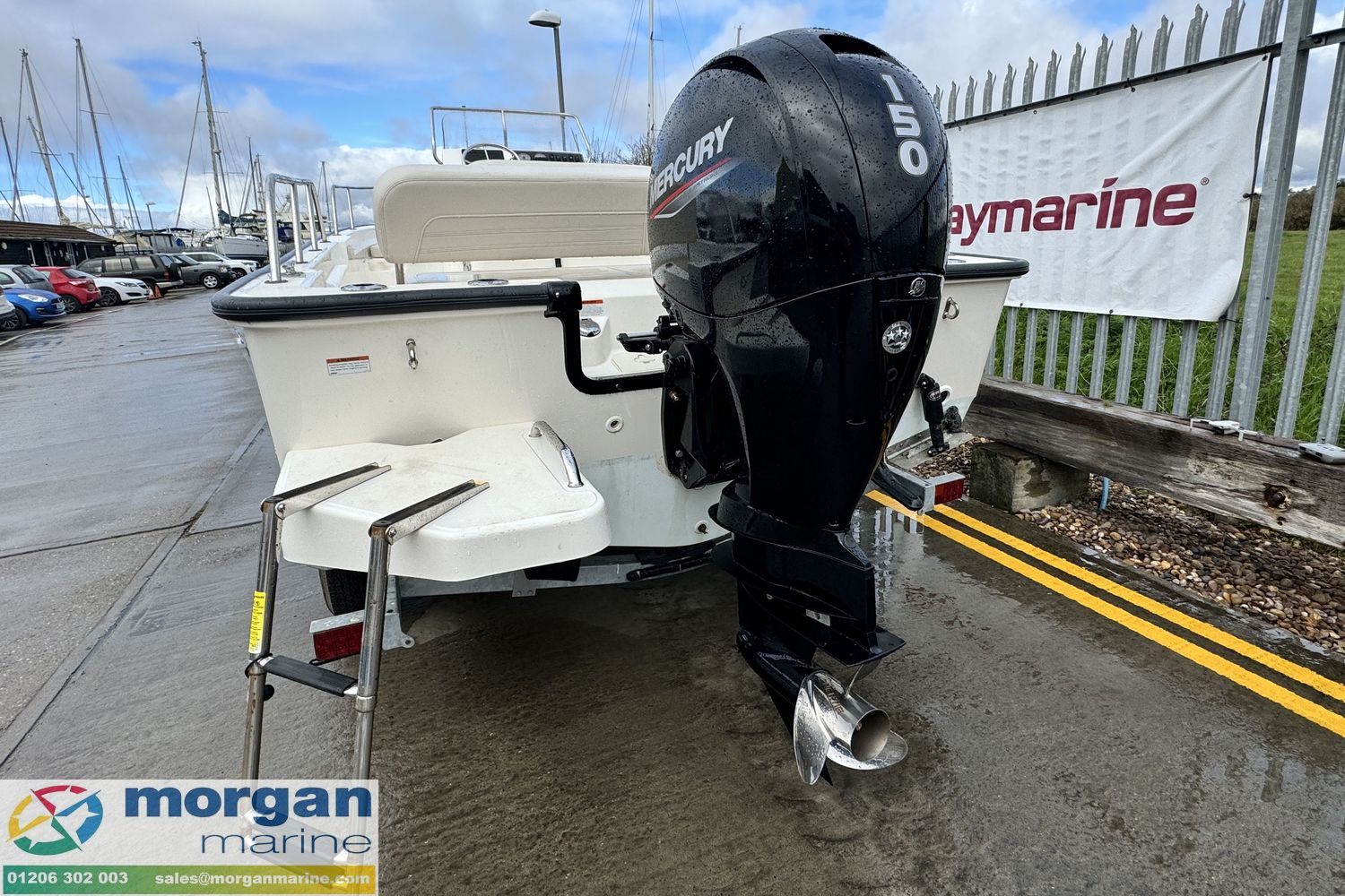 Boston Whaler 190 Montauk with Mercury F150