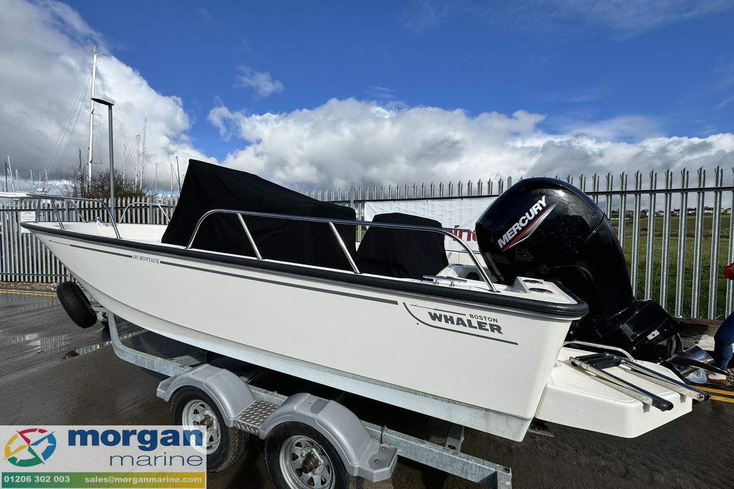 Boston Whaler 190 Montauk with Mercury F150