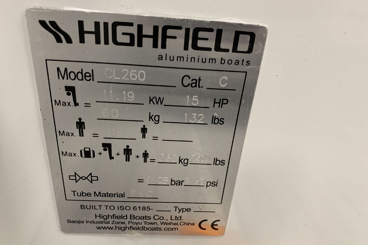 Highfield CL 260