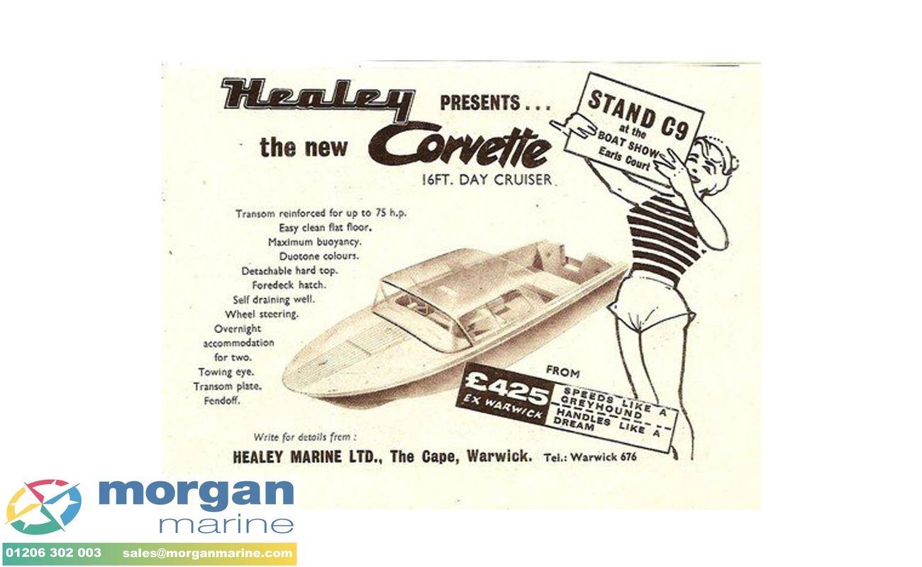 Classic 1963 Healey Marine Corvette