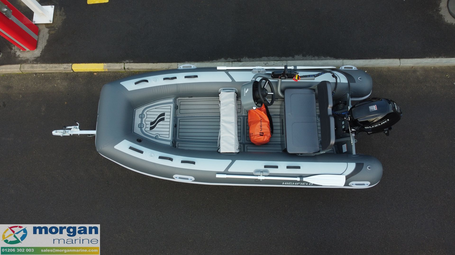 Highfield CL 380 – FCT console with Suzuki DF30 ATS - 6