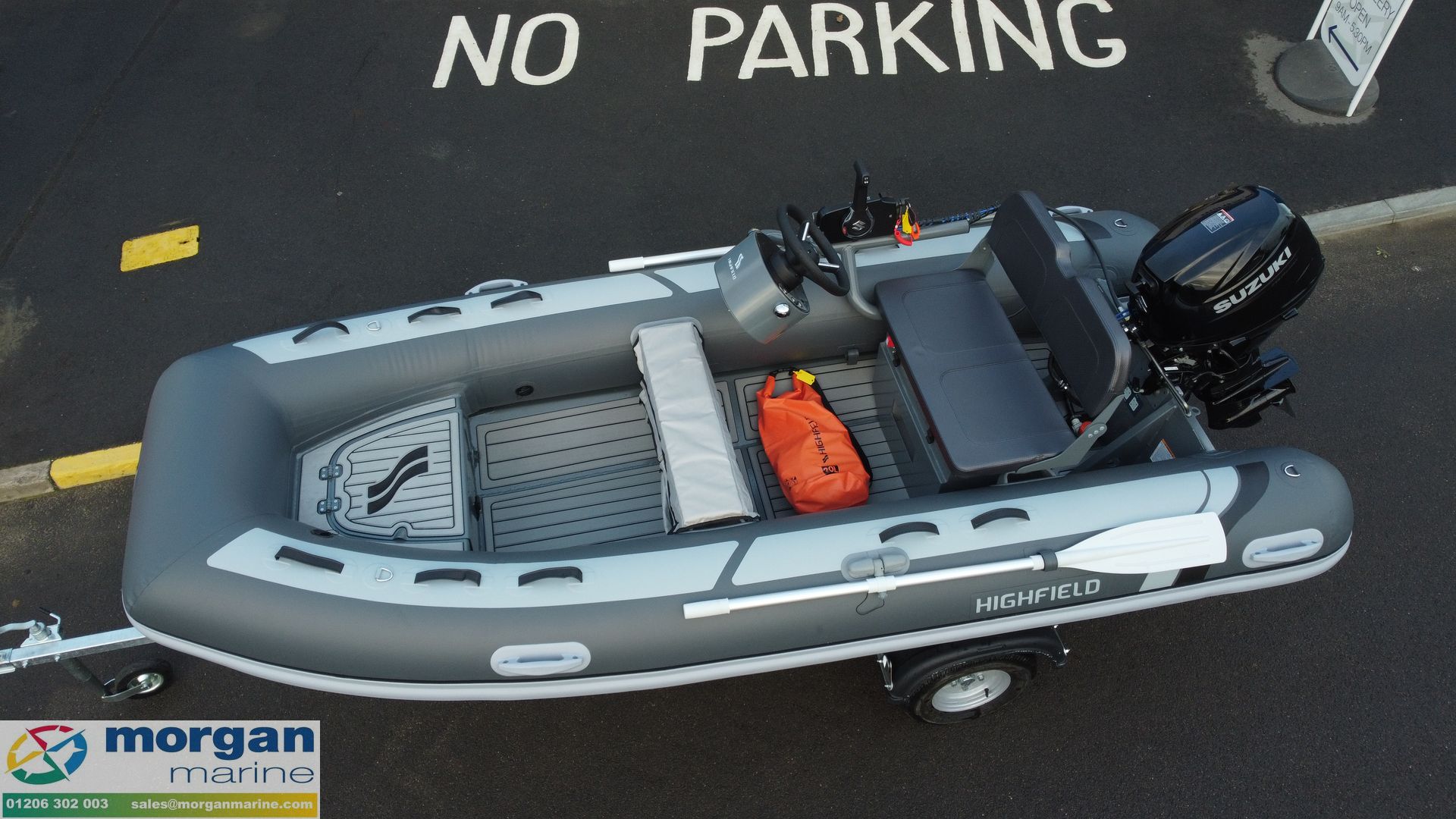 Highfield CL 380 – FCT console with Suzuki DF30 ATS - 5