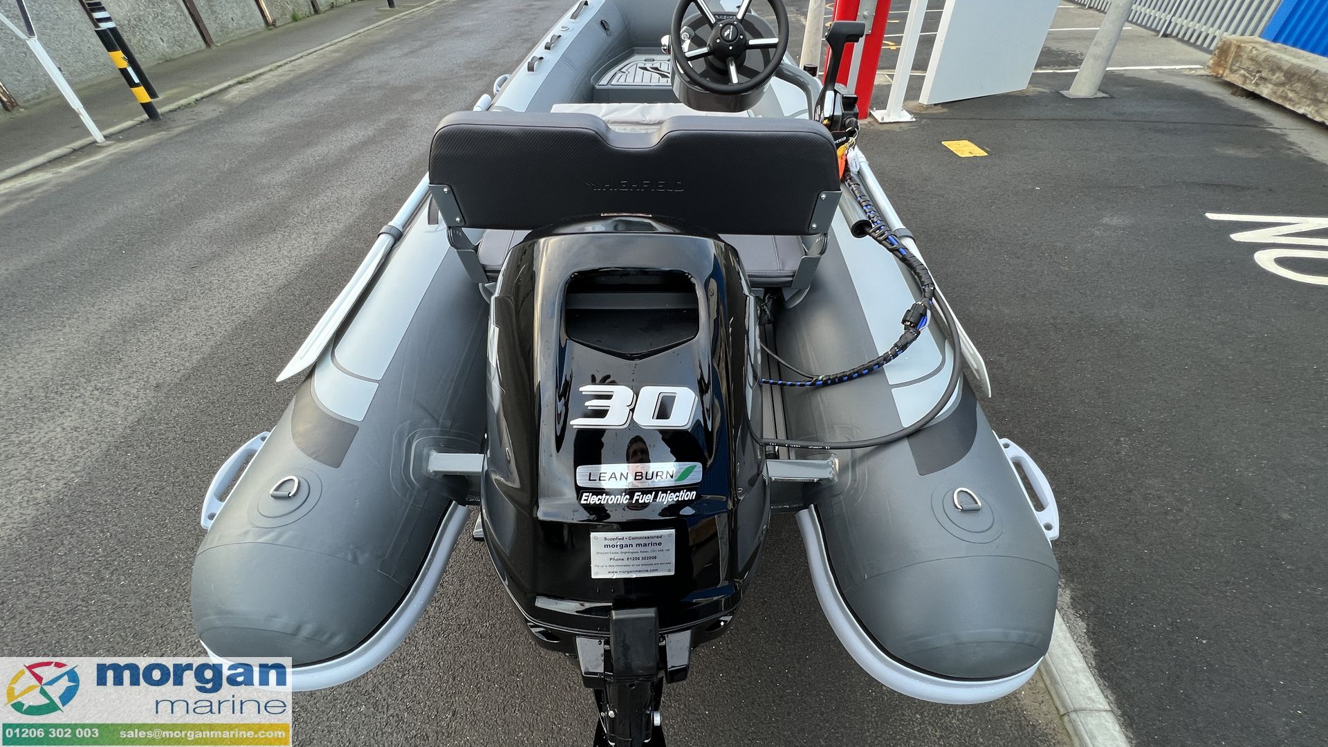 Highfield CL 380 – FCT console with Suzuki DF30 ATS - 3