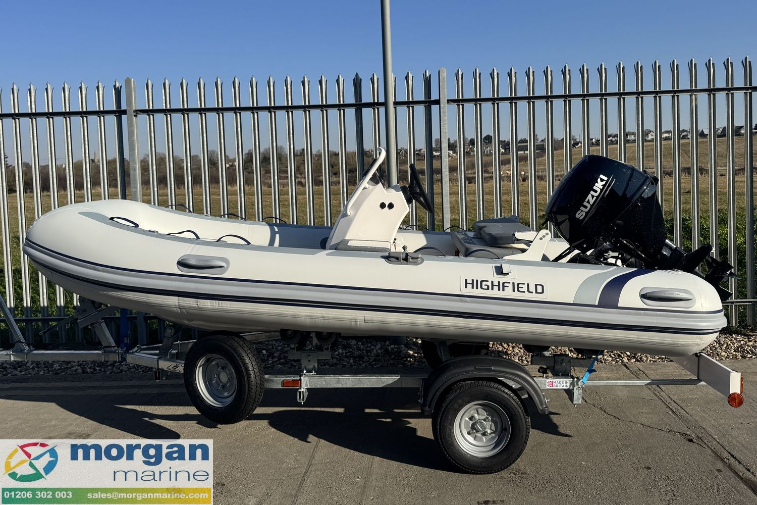 Highfield CL 380 – GT console with Suzuki DF30 ATS