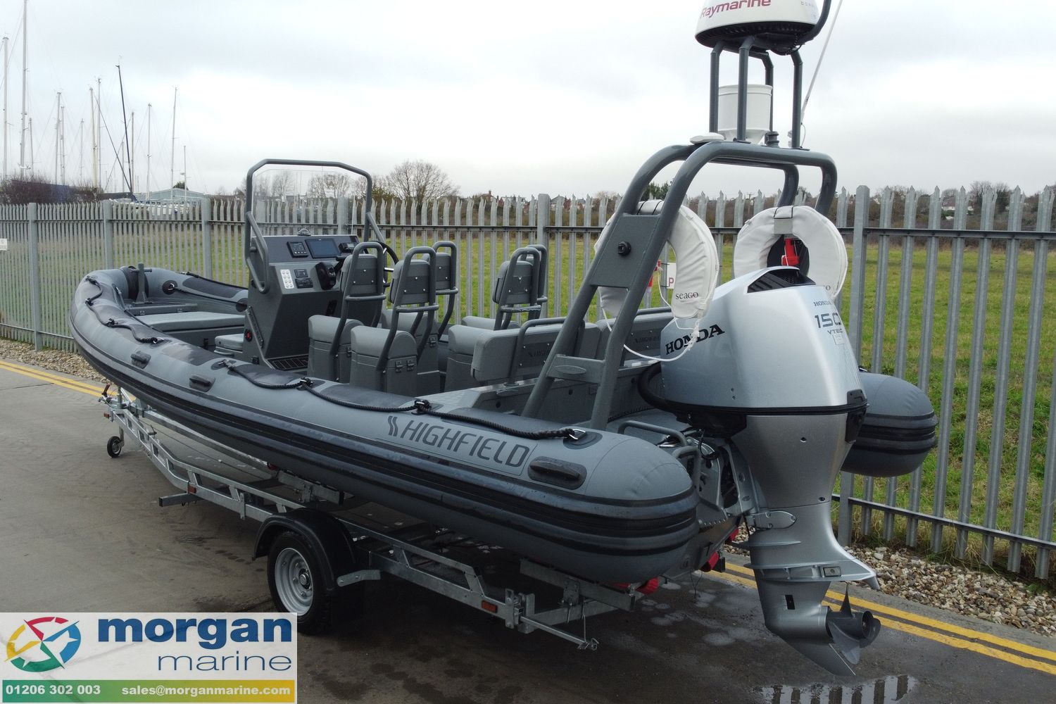 Highfield Patrol 700 Hypalon – with Honda BF150 XRU