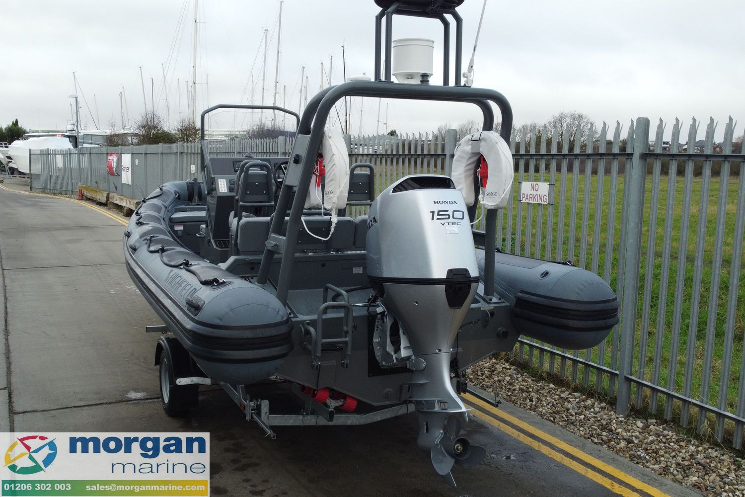 Highfield Patrol 700 Hypalon – with Honda BF150 XRU