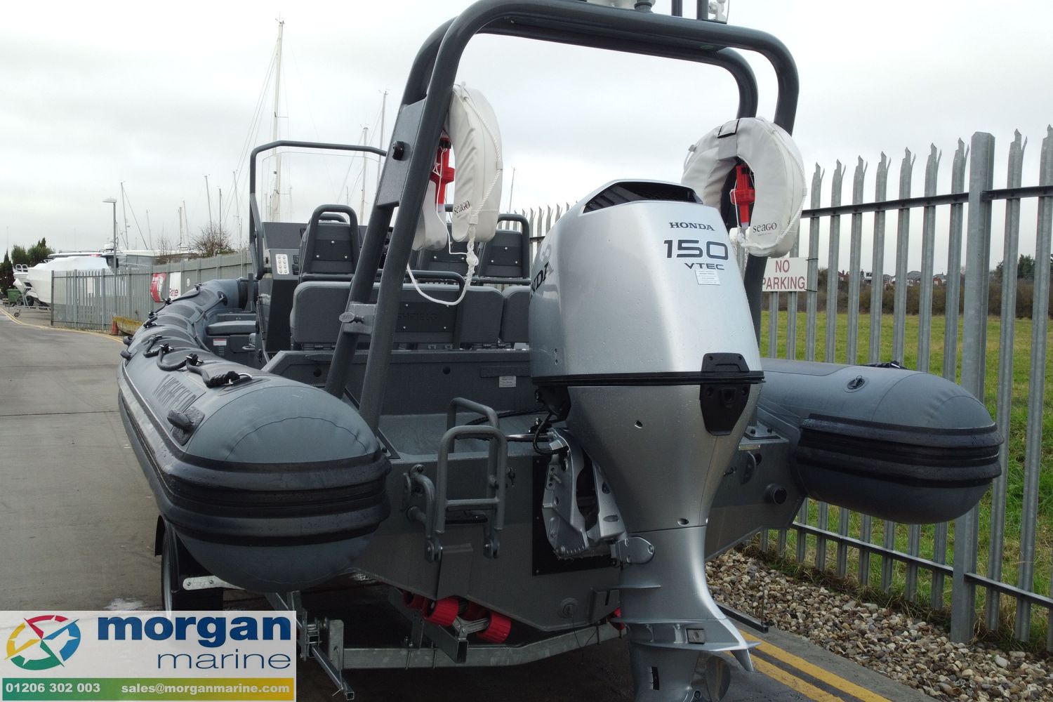 Highfield Patrol 700 Hypalon – with Honda BF150 XRU