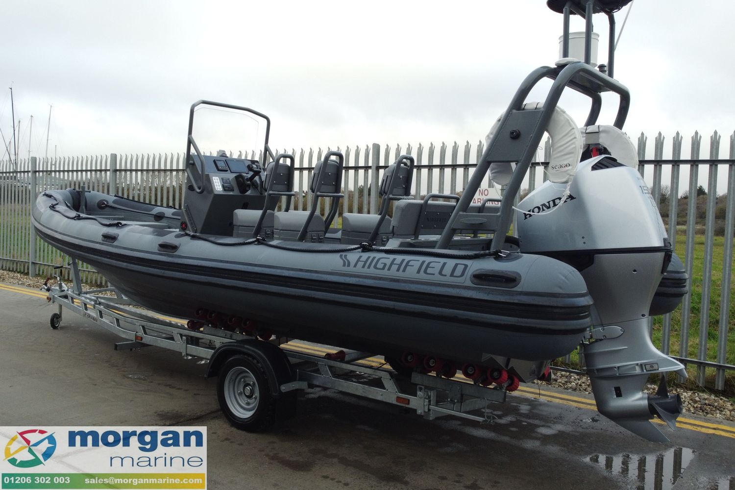 Highfield Patrol 700 Hypalon – with Honda BF150 XRU