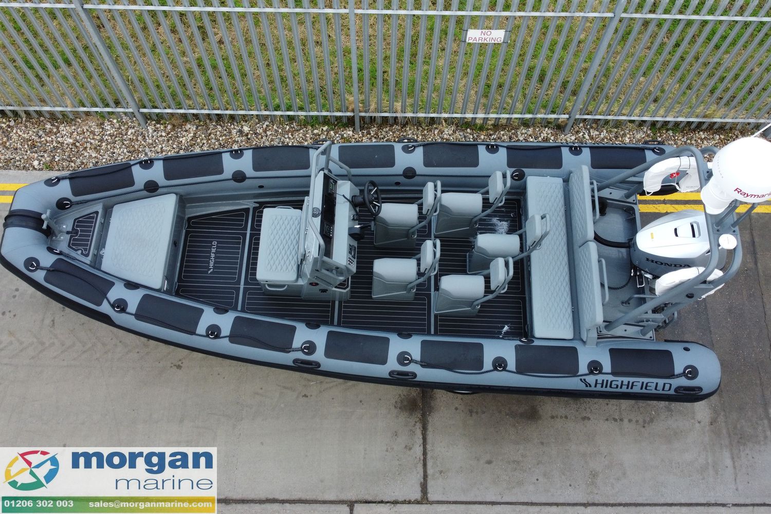 Highfield Patrol 700 Hypalon – with Honda BF150 XRU