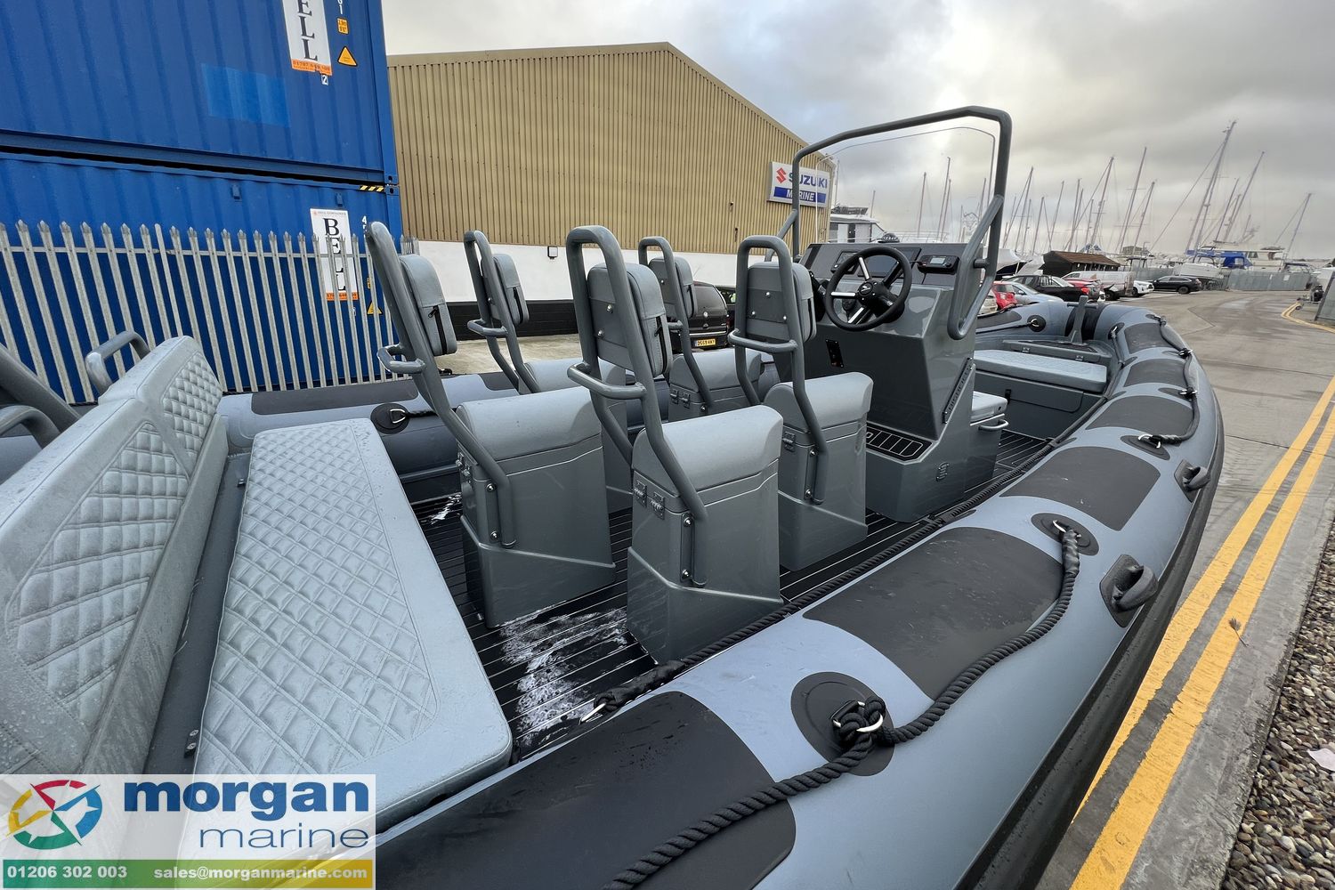 Highfield Patrol 700 Hypalon – with Honda BF150 XRU