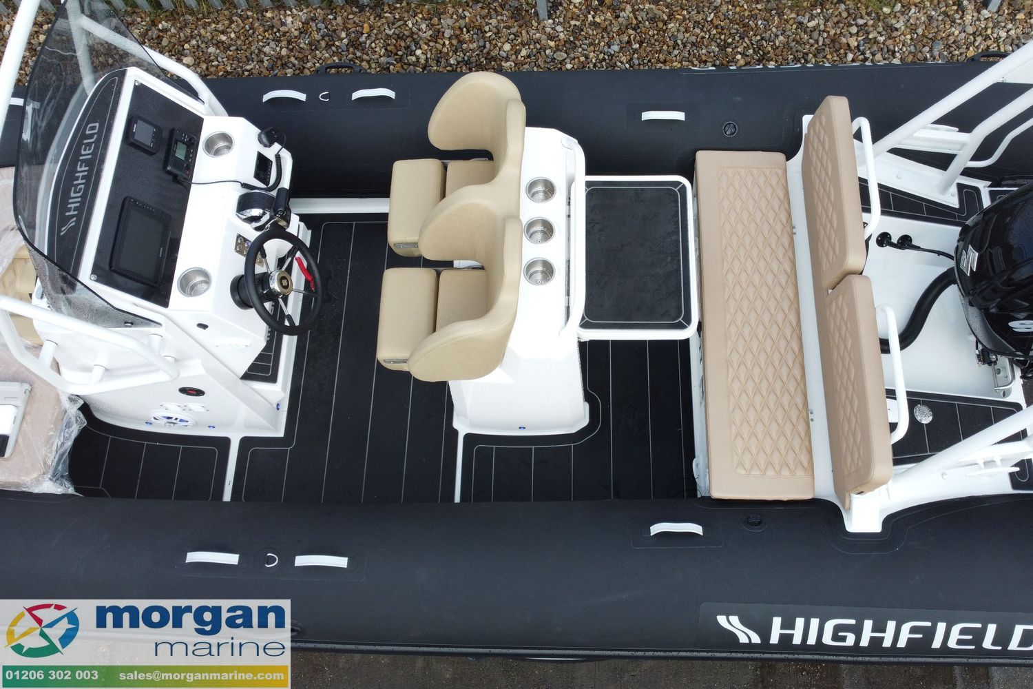 Highfield Sport 660 Hypalon – With Honda BF150 XRU