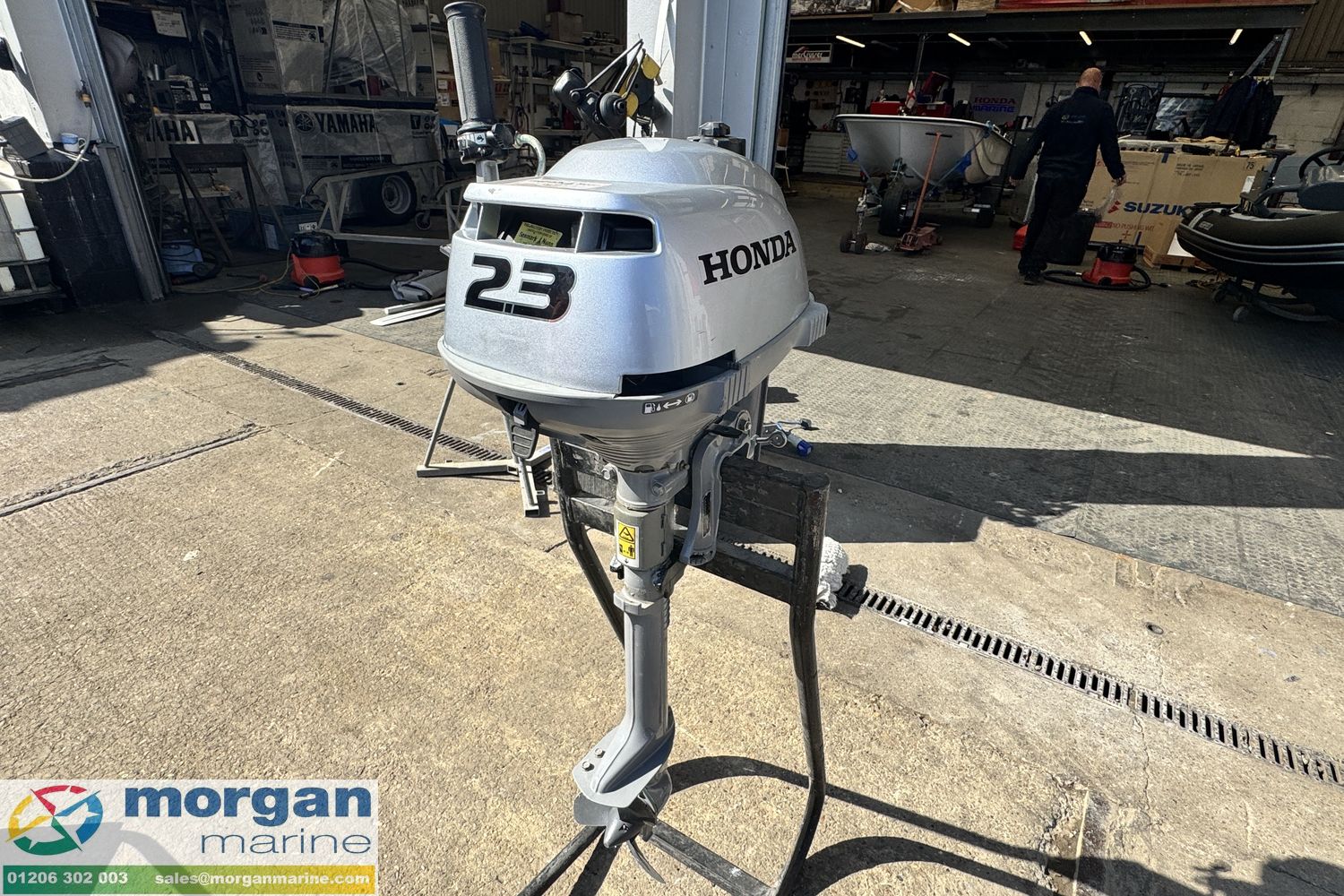 Honda BF2.3 short shaft tiller steer outboard