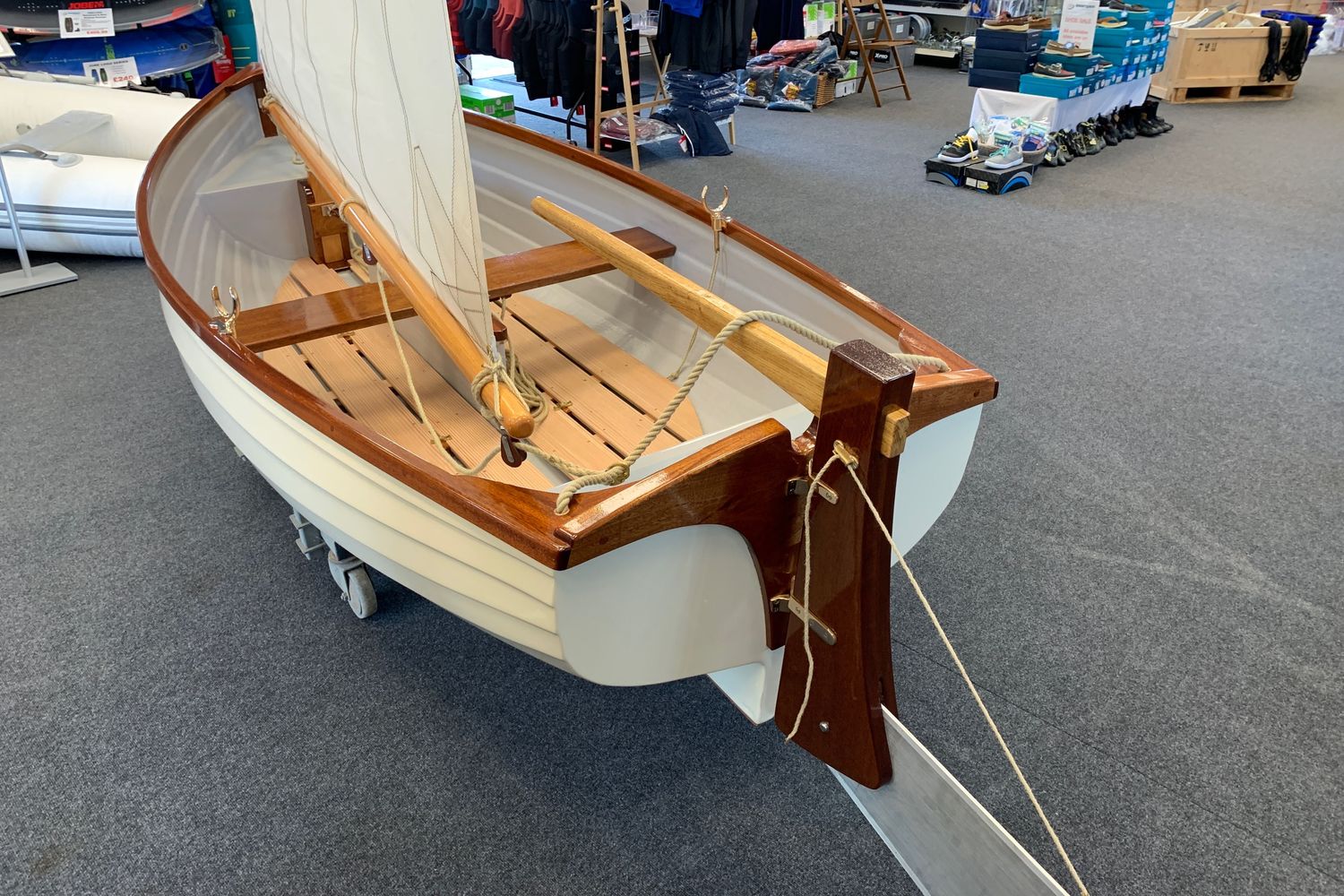 Classic sailing Dinghy