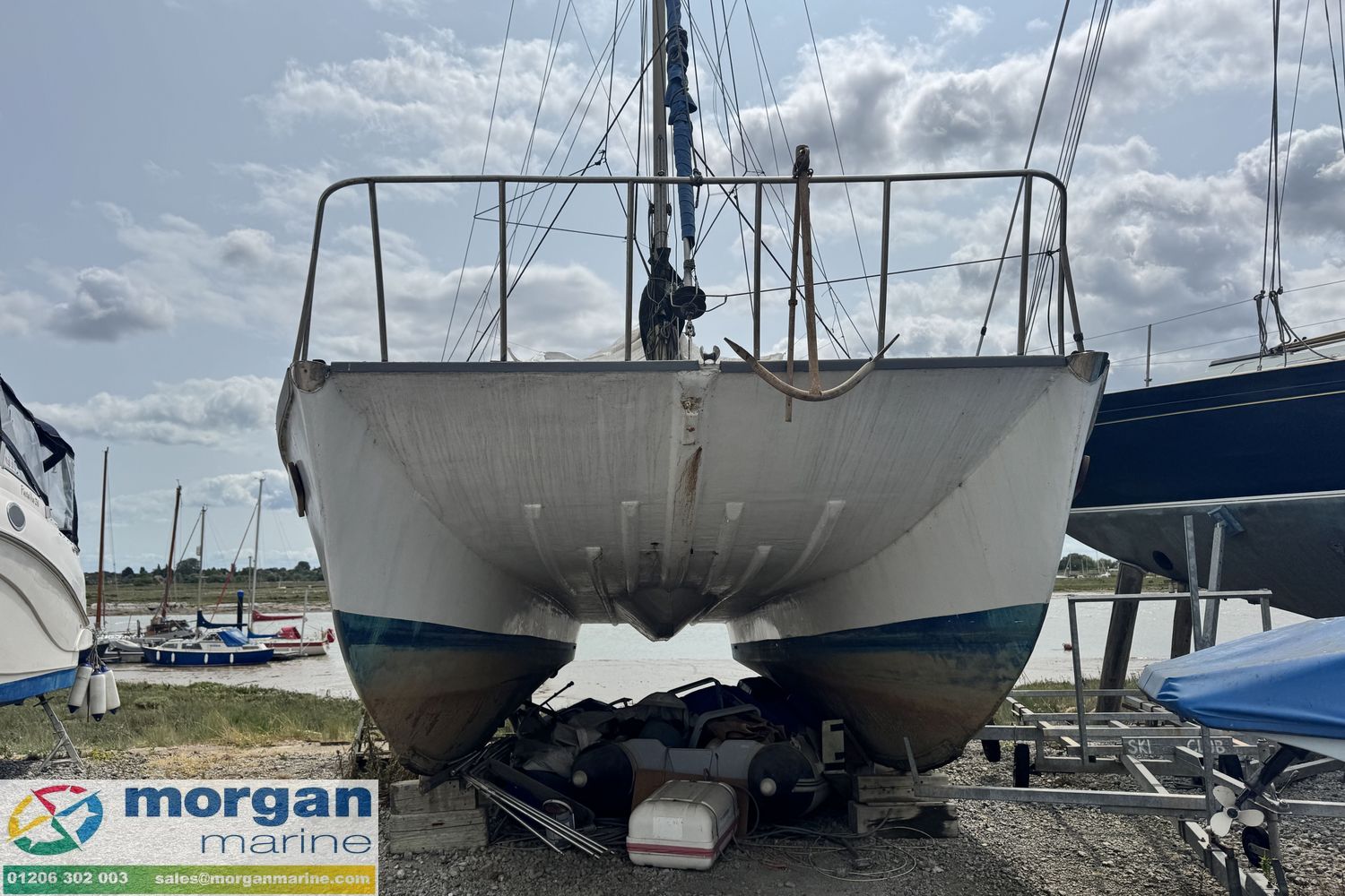 Amazon MK1 Catamaran with 2x diesel inboards