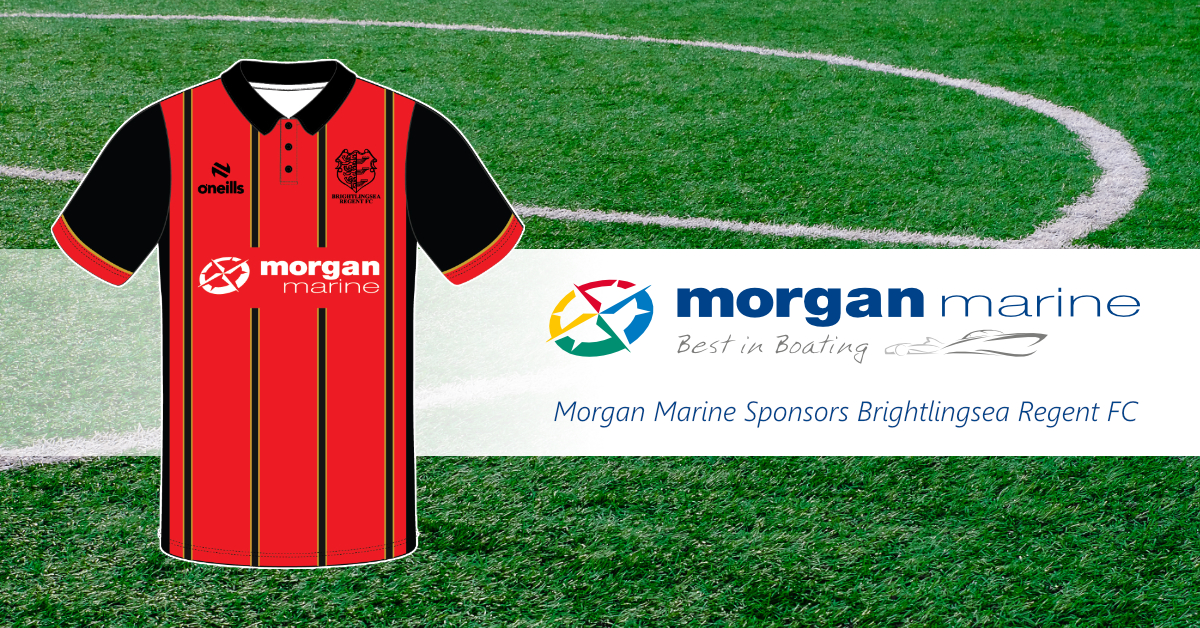 Morgan Marine Proudly Sponsors Brightlingsea Regent FC Kit for Two Seasons