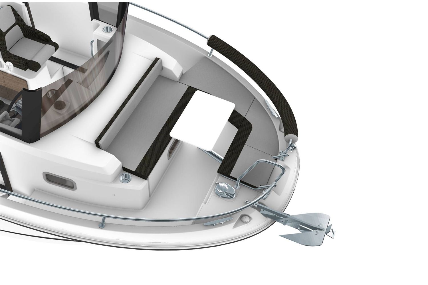 Jeanneau Merry Fisher 795 Sport - Series 2 - render of front cockpit