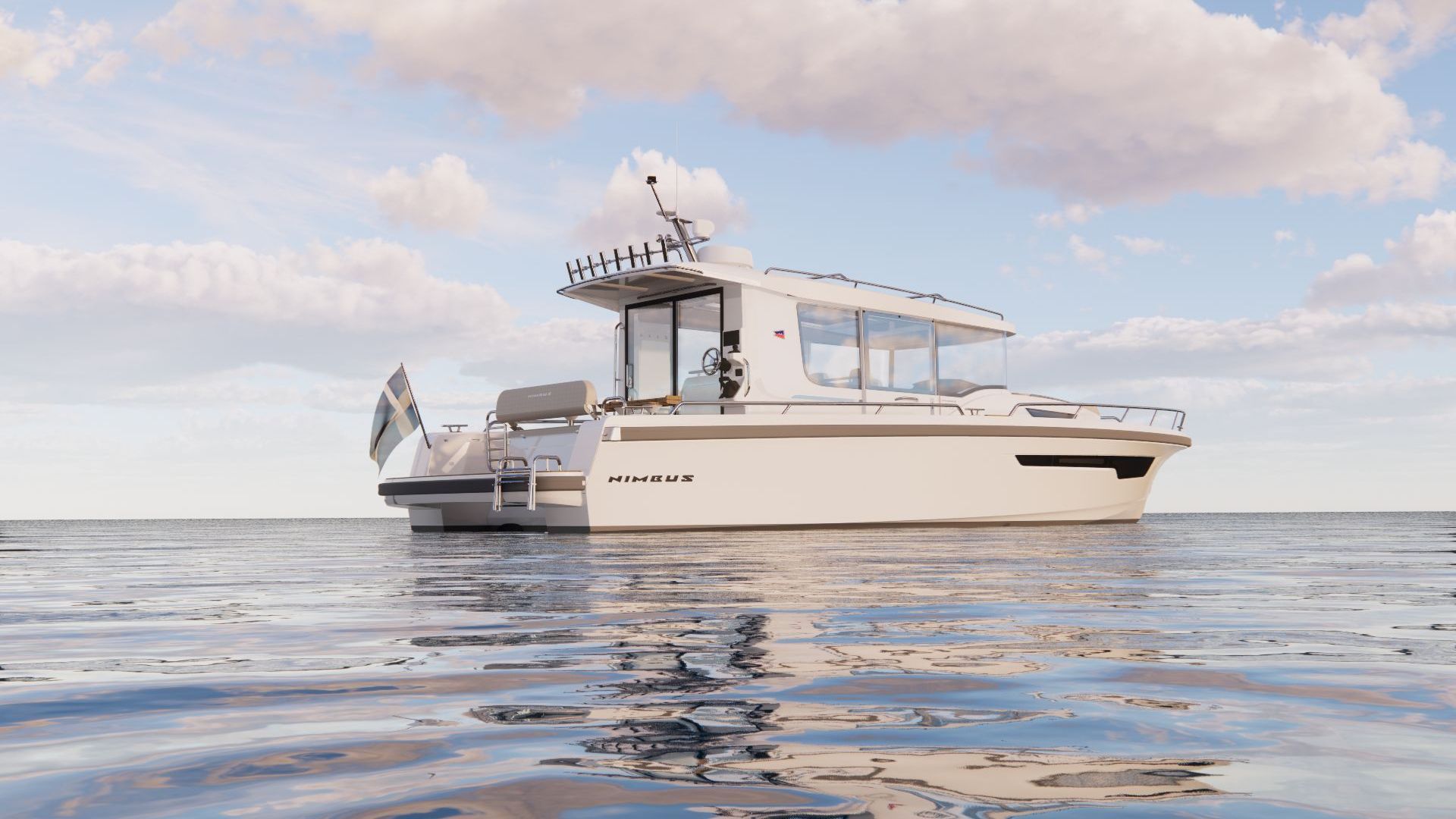 Nimbus Commuter 12 - starboard side aft