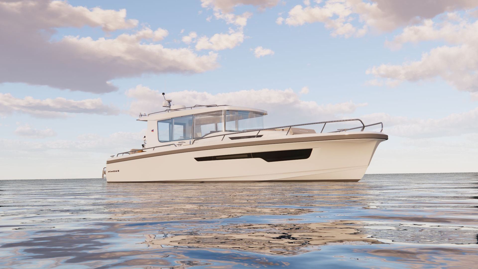 Nimbus Commuter 12 - starboard side bow