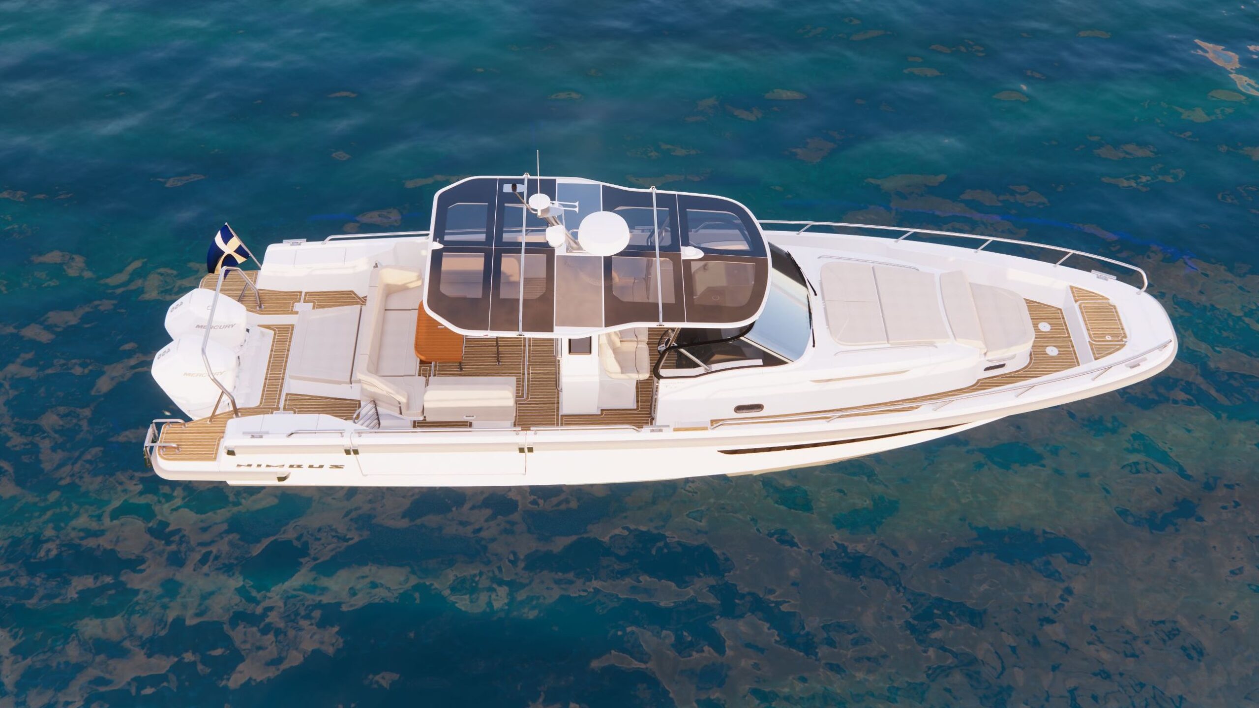 Nimbus Tender 12 - overhead view