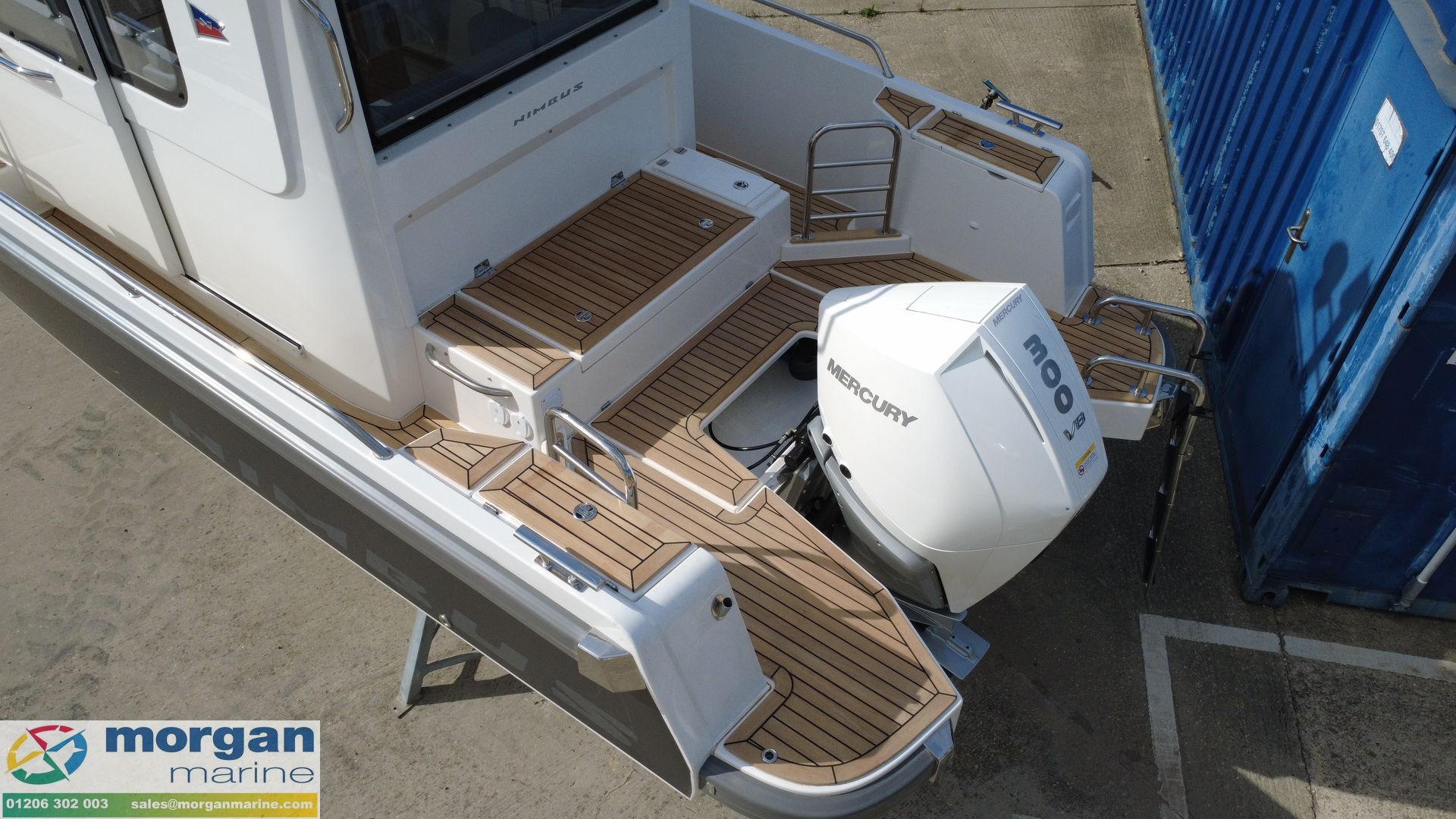 Nimbus C9 - overhead view swim platforms