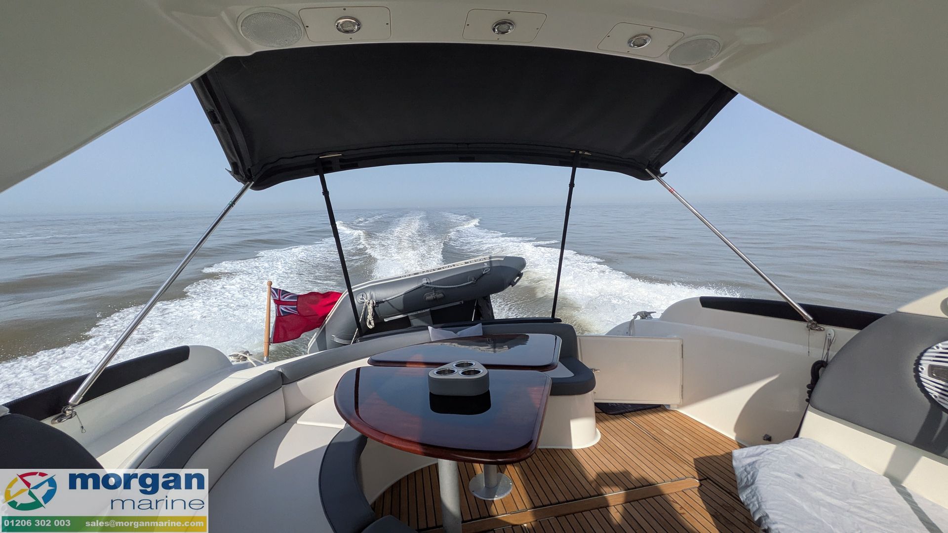 Jeanneau Prestige 34S - aft canopy